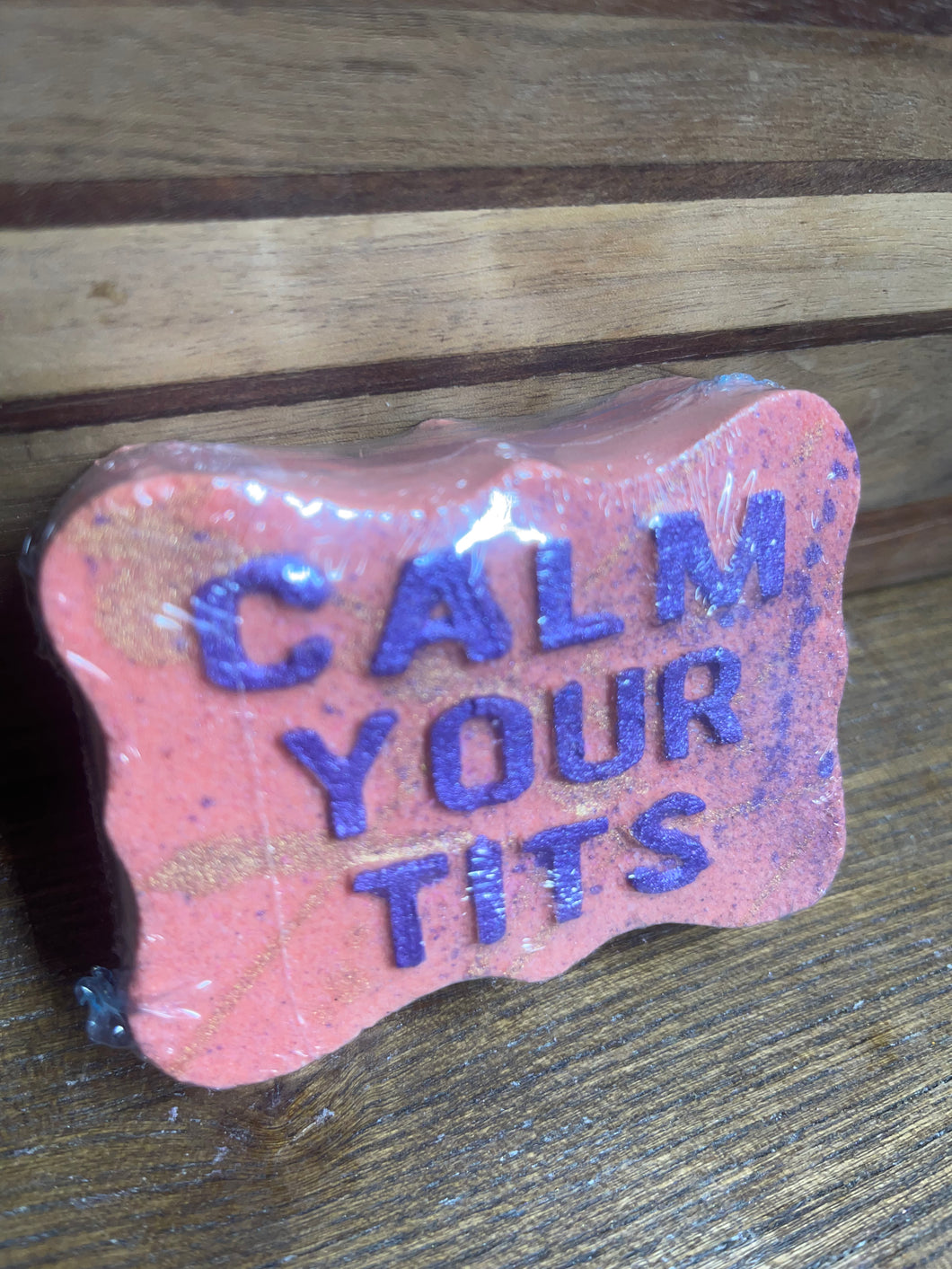Calm your tits Bath Bomb
