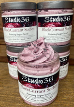 Load image into Gallery viewer, Black Currant Foaming Sugar Scrub